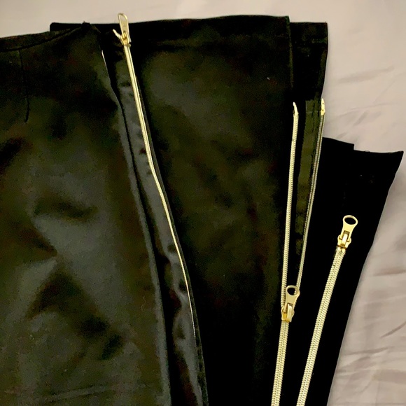 XS Black zipper pants flare - Picture 4 of 5